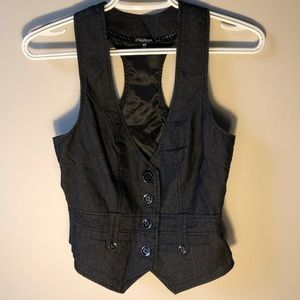 black vest